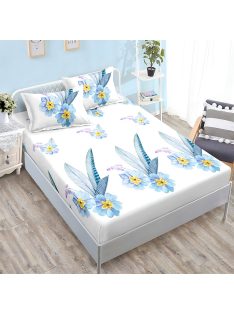   Долен чаршаф с ластик и две калъфки (за матрак от 160x200 до 180x200) EmonaMall, 3 части - Модел S17043