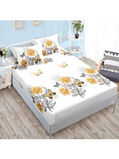   Долен чаршаф с ластик и две калъфки (за матрак от 160x200 до 180x200) EmonaMall, 3 части - Модел S17052