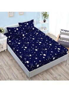   Долен чаршаф с ластик и две калъфки (за матрак от 160x200 до 180x200) EmonaMall, 3 части - Модел S17057