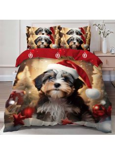   Двулицево коледно спално бельо (реално изображение) EmonaMall, 6 части - Модел S17115