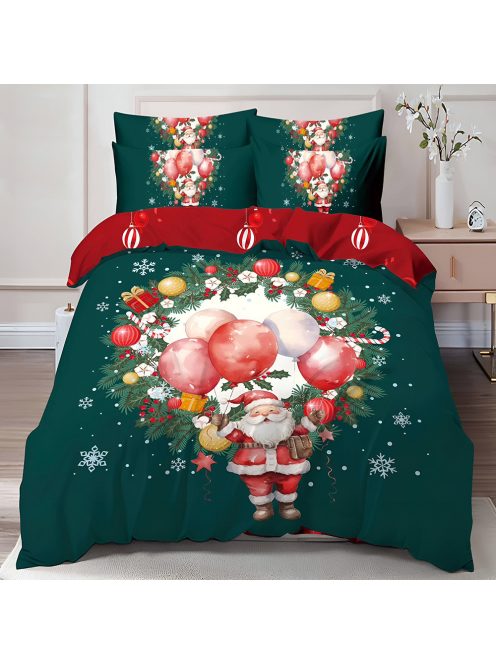 Двулицево коледно спално бельо (реално изображение) EmonaMall, 6 части - Модел S17118