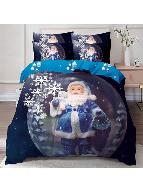 Двулицево коледно спално бельо (реално изображение) EmonaMall, 6 части - Модел S17135