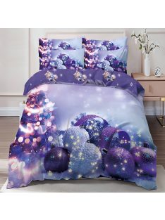   Двулицево коледно спално бельо (реално изображение) EmonaMall, 6 части - Модел S17140