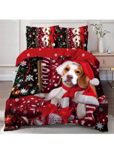   Двулицево коледно спално бельо (реално изображение) EmonaMall, 6 части - Модел S17147