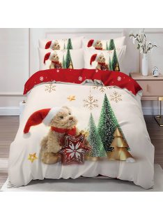   Двулицево коледно спално бельо (реално изображение) EmonaMall, 6 части - Модел S17151
