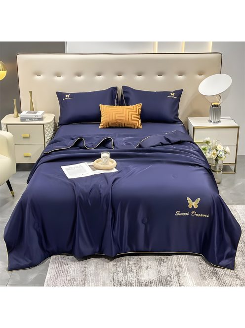 Спално бельо с тънка олекотена завивка EmonaMall, 4 части - Модел S17184