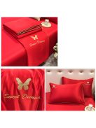 Спално бельо с тънка олекотена завивка EmonaMall, 4 части - Модел S17189