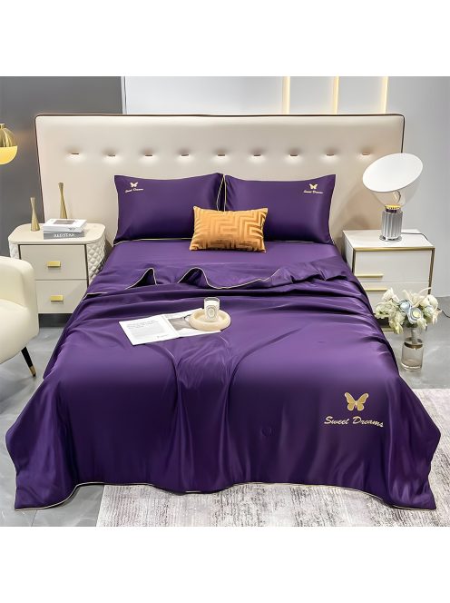 Спално бельо с тънка олекотена завивка EmonaMall, 4 части - Модел S17193