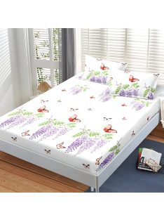   Долен чаршаф с ластик и две калъфки (за матрак 120x200) EmonaMall, 3 части - Модел S17256