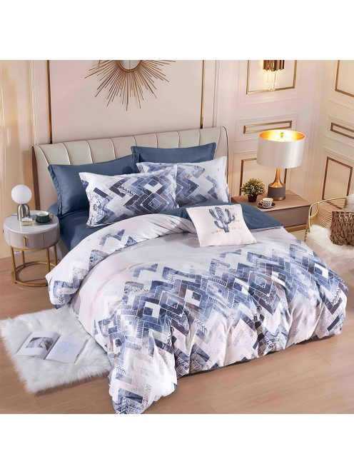 Двулицево спално бельо с ластик EmonaMall, 6 части - Модел S17320