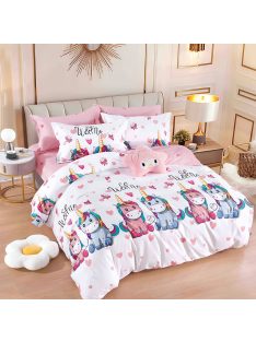   Двулицево спално бельо с ластик EmonaMall, 6 части - Модел S17330