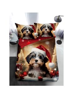   Двулицево коледно спално бельо, размер за приста (реално изображение) EmonaMall, 4 части - Модел S17369