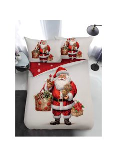   Двулицево коледно спално бельо, размер за приста (реално изображение) EmonaMall, 4 части - Модел S17383