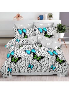   Двулицев спален комплект с ластик EmonaMall, 6 части - Модел S17408