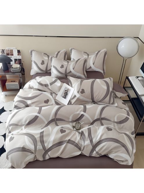 Двулицево спално бельо EmonaMall, 6 части - Модел S17458
