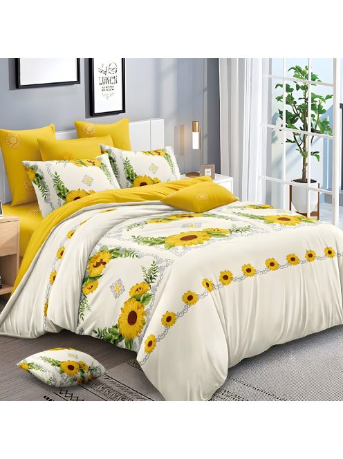 Двулицево спално бельо с ластик EmonaMall, 6 части - Модел S17488