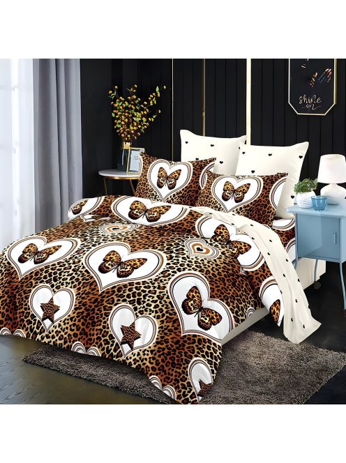 Двулицево спално бельо с ластик EmonaMall, 6 части - Модел S17489