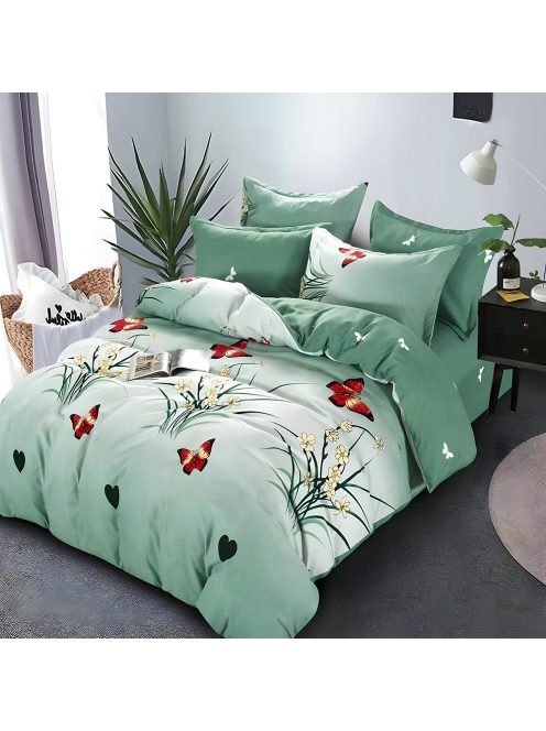 Двулицев спален комплект с ластик EmonaMall, 6 части - Модел S17493