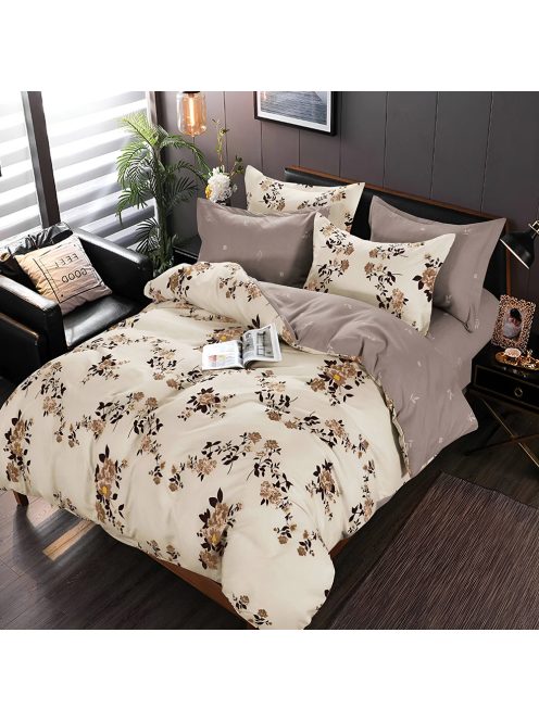 Двулицево спално бельо с ластик EmonaMall, 6 части - Модел S17495