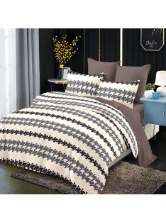   Двулицево спално бельо с ластик EmonaMall, 6 части - Модел S17497