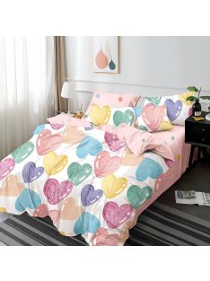   Двулицево спално бельо с ластик EmonaMall, 6 части - Модел S17499