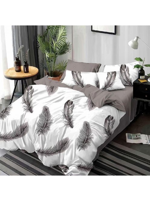 Двулицево спално бельо с ластик EmonaMall, 6 части - Модел S17503