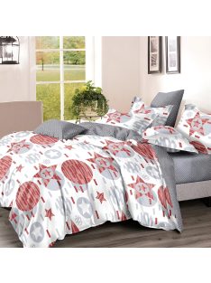   Двулицево спално бельо с ластик EmonaMall, 6 части - Модел S17505