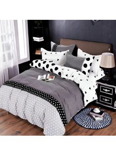   Двулицево спално бельо с ластик EmonaMall, 6 части - Модел S17507