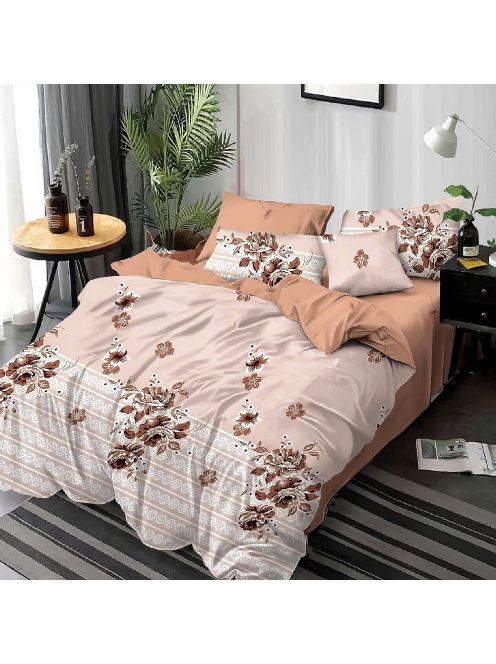 Двулицево спално бельо с ластик EmonaMall, 6 части - Модел S17522