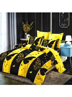   Двулицево спално бельо с ластик EmonaMall, 6 части - Модел S17523