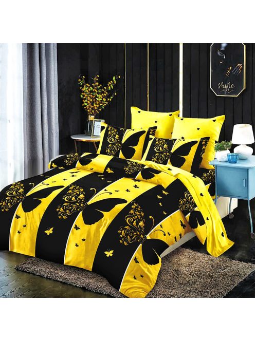 Двулицево спално бельо с ластик EmonaMall, 6 части - Модел S17523