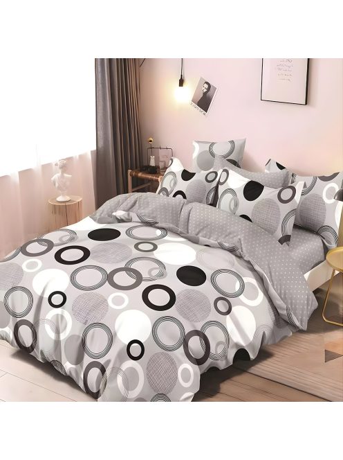 Двулицево спално бельо с ластик EmonaMall, 6 части - Модел S17526