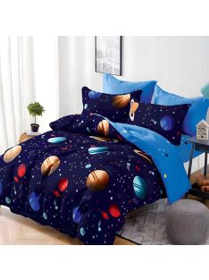   Двулицево спално бельо с ластик EmonaMall, 6 части - Модел S17527