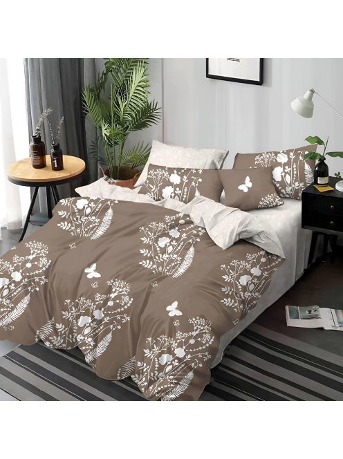 Двулицево спално бельо с ластик EmonaMall, 6 части - Модел S17531