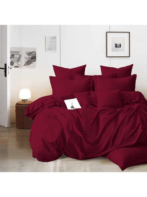 Едноцветно спално бельо с ластик EmonaMall, 6 части - Модел S17553
