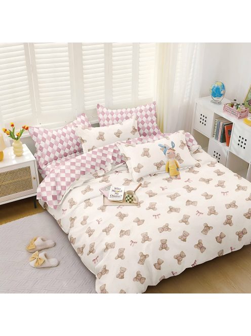 Двулицево спално бельо EmonaMall, 4 части - Модел S17660