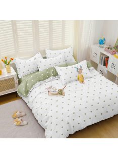   Двулицево спално бельо с ластик EmonaMall, 4 части - Модел S17665