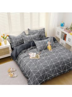   Двулицево спално бельо с ластик EmonaMall, 4 части - Модел S17667