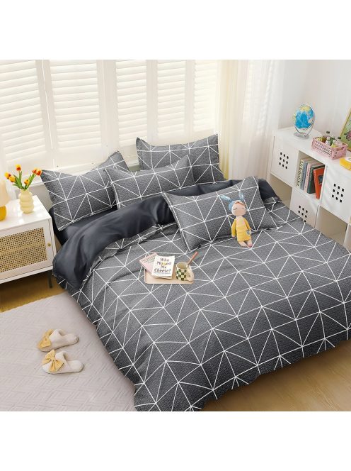 Двулицево спално бельо с ластик EmonaMall, 4 части - Модел S17667