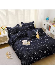   Еднолицево спално бельо с ластик EmonaMall, 4 части - Модел S17673