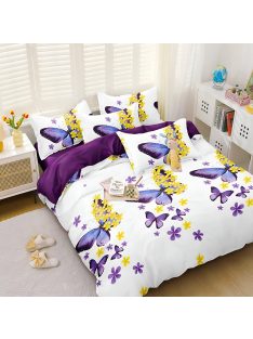   Двулицево спално бельо с ластик EmonaMall, 4 части - Модел S17680