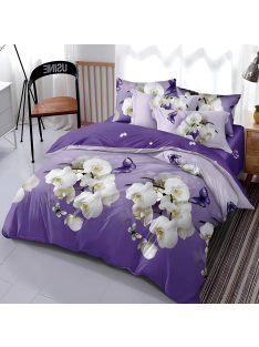   Двулицево спално бельо с ластик EmonaMall, 6 части - Модел S17707