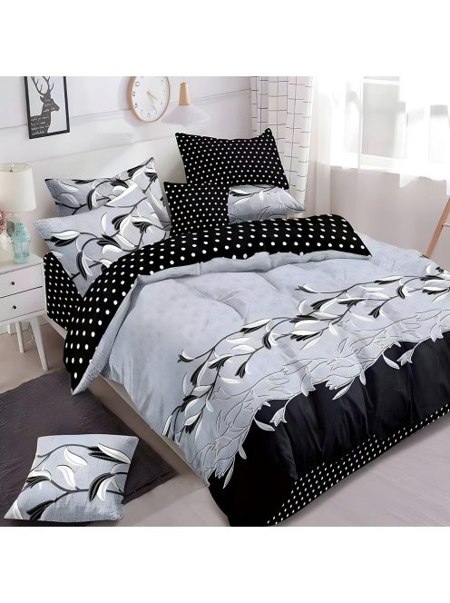 Двулицево спално бельо с ластик EmonaMall, 6 части - Модел S17712