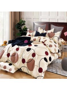   Двулицево спално бельо с ластик EmonaMall, 6 части - Модел S17744
