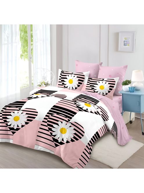 Двулицево спално бельо EmonaMall, 6 части - Модел S17805