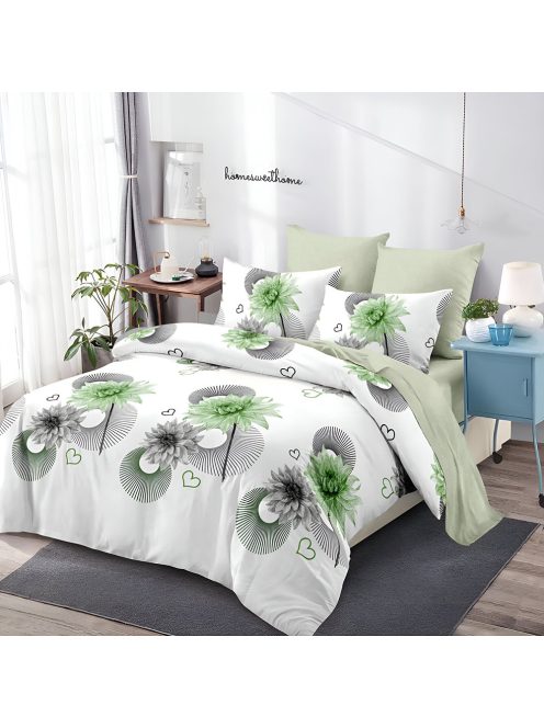 Двулицево спално бельо EmonaMall, 6 части - Модел S17833