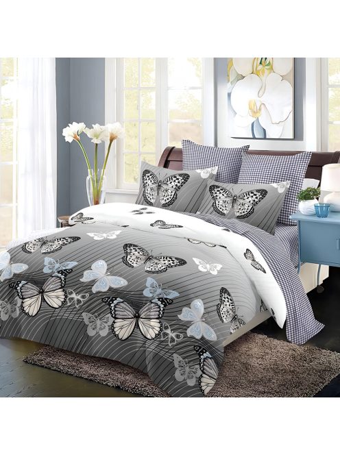 Двулицево спално бельо EmonaMall, 6 части - Модел S17851