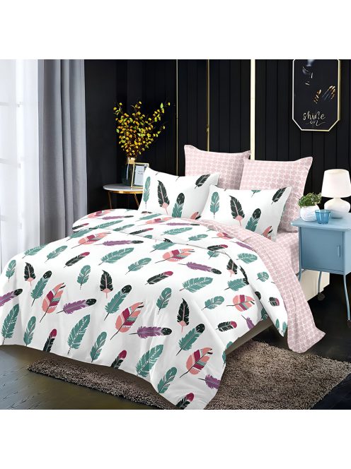 Двулицево спално бельо EmonaMall, 6 части - Модел S17864