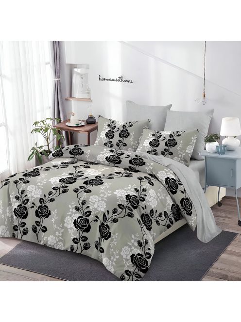 Двулицево спално бельо с ластик EmonaMall, 6 части - Модел S17874