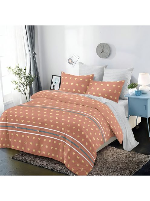 Двулицево спално бельо с ластик EmonaMall, 6 части - Модел S17882